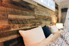 PlankWood Reclaimed Rustic Brown Barnwood - Easy Install (20ft² Bundle)