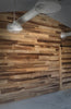 PlankWood Reclaimed Rustic Brown Barnwood - Easy Install (20ft² Bundle)