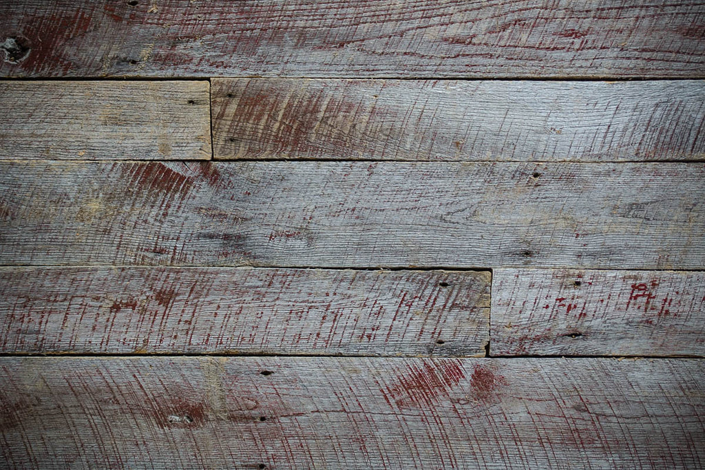 Touch of Red Hardwood Gray